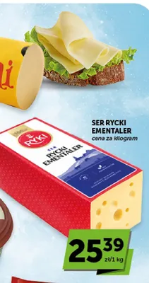 Ser żółty Rycki Ementaler promocja w ABC