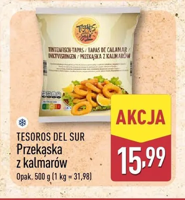 Przekąska z kalmarów Tesoros del Sur promocja w Aldi
