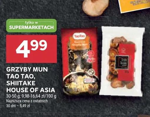 Grzyby Mun TaoTao promocja w Stokrotka