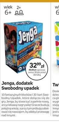 Gra Jenga, dodatek Swobodny upadek promocja w Empik