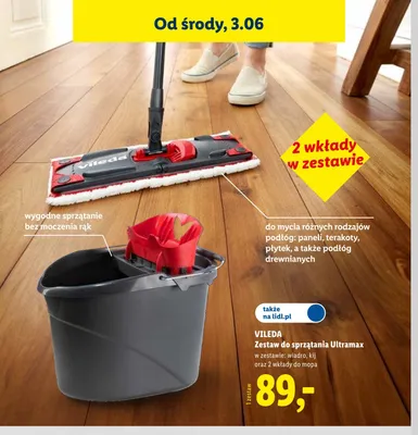 Zestaw do sprzątania Ultramax VILEDA promocja w Lidl