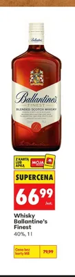 Whisky Ballantine's Finest promocja w Biedronka