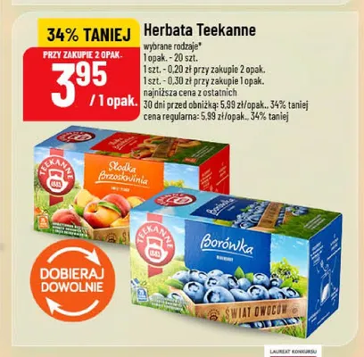 Herbata owocowa Teekanne Borówka promocja w POLOmarket