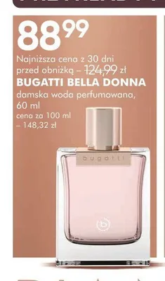 Woda perfumowana damska Bugatti Bella Donna promocja w Super-Pharm