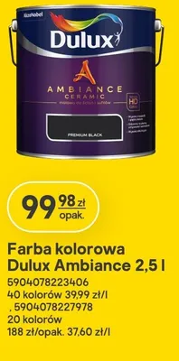 Farba kolorowa Dulux Ambiance promocja w Castorama