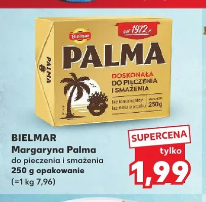 Margaryna Palma do pieczenia i smażenia Bielmar promocja w Kaufland