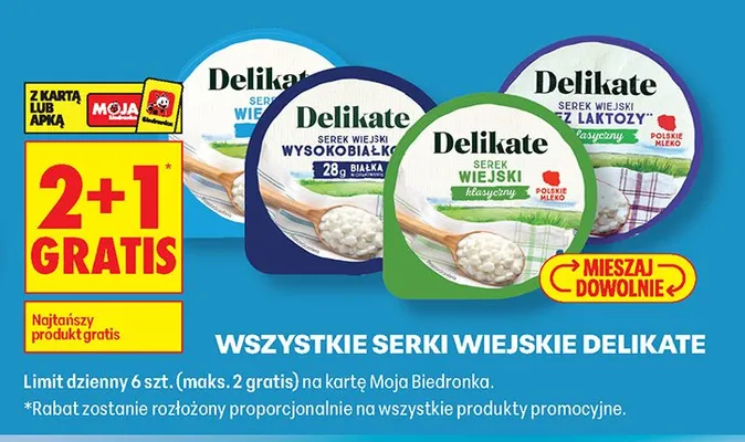 Serek wiejski promocja w Biedronka