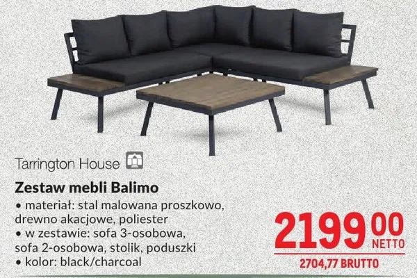 Zestaw mebli ogrodowych Balimo promocja w Makro