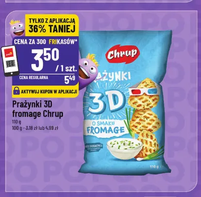 Prażynki 3D fromage Chrup promocja w POLOmarket