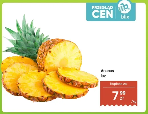 Ananas luz promocja w Biedronka
