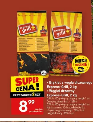 Węgiel drzewny Express-Grill promocja w Twój Market