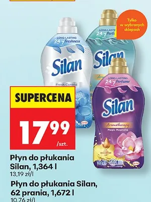 Płyn do płukania Silan promocja w Biedronka