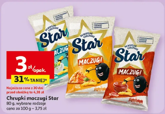 Chrupki maczugi Star promocja w Auchan