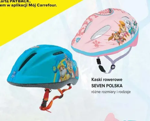 Kask rowerowy Seven Polska promocja w Carrefour