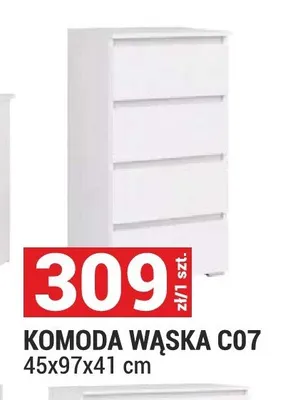 Komoda wąska Cosmo C07 promocja w Merkury Market
