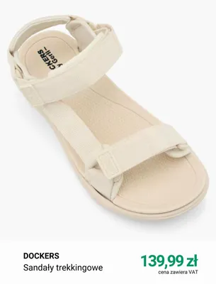 Sandały trekkingowe Dockers promocja w Deichmann