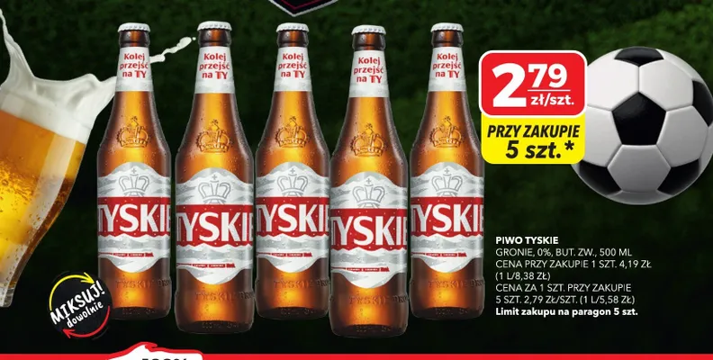 Piwo Tyskie Gronie promocja w Top Market
