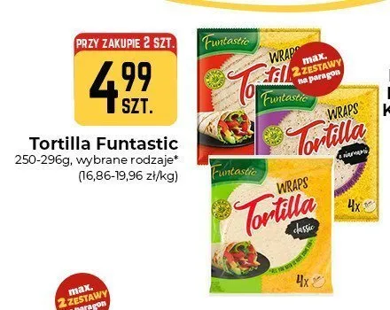 Tortilla Funtastic promocja w Społem Częstochowa