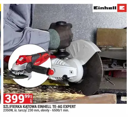 Szlifierka kątowa Einhell TE-AG Expert promocja w Merkury Market