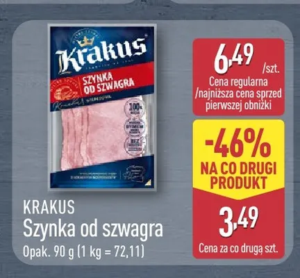 Szynka od szwagra Krakus promocja w Aldi