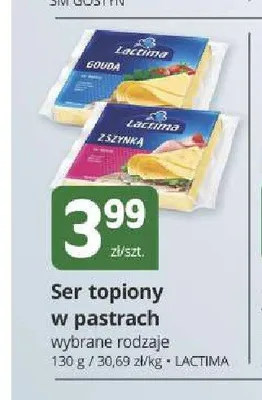 Ser topiony w plastrach Lactima promocja w Marketvita