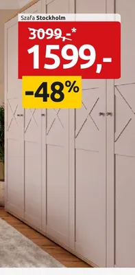 Szafa Stockholm promocja w Black Red White