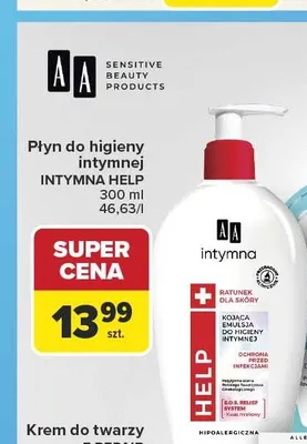 Płyn do higieny intymnej AA Intymna Help promocja w Carrefour