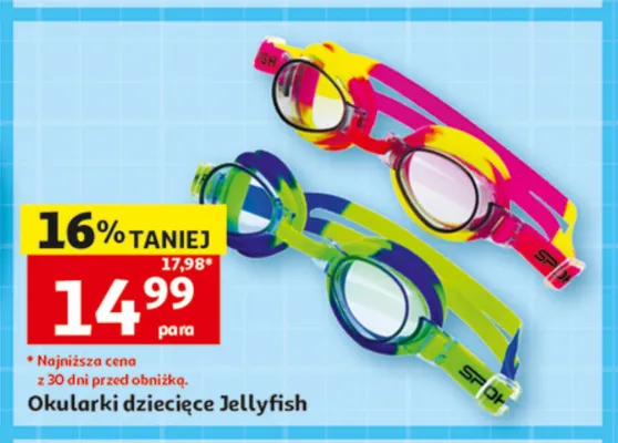 Okularki dziecięce Spokey Jellyfish promocja w Auchan