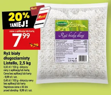 Ryż biały długoziarnisty promocja w Twój Market