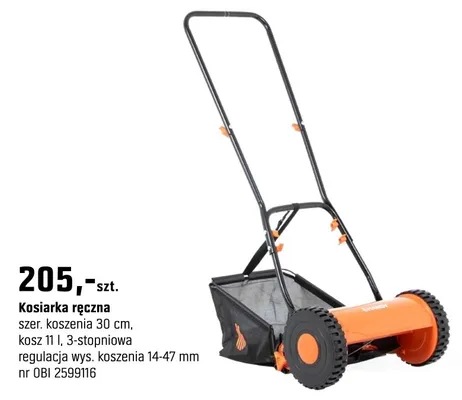 Kosiarka ręczna promocja w OBI