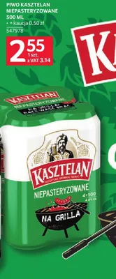 Piwo Kasztelan niepasteryzowane 500 ml promocja w Selgros
