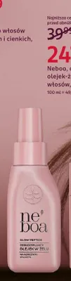 Odbudowujący olejek-żel na końcówki włosów Neboa Glow Peptide promocja w Rossmann