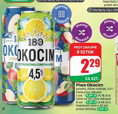 Piwo Okocim O.K. Beer promocja w Dino
