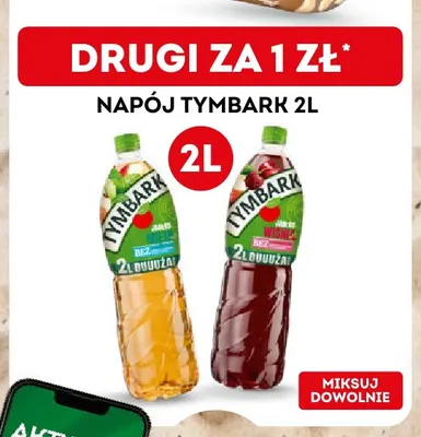 Napój Tymbark wiśnia-jabłko promocja w Żabka