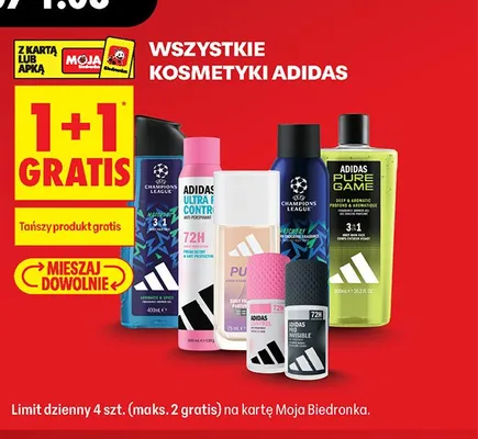 Dezodorant w sprayu Adidas Ultra Fresh Control promocja w Biedronka