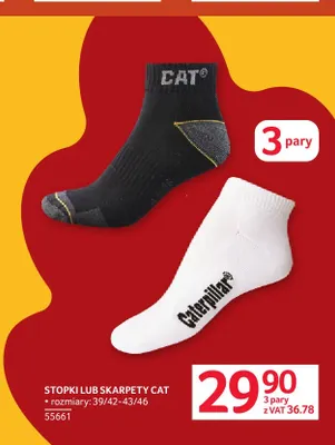 Stopki CAT 3-pak promocja w Selgros