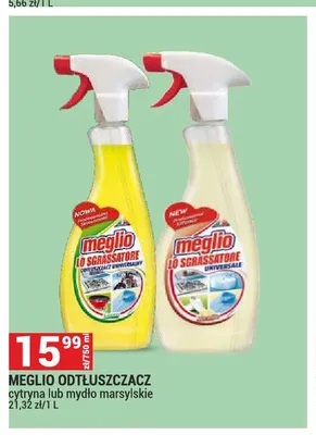 Odtłuszczacz Meglio mydło marsylskie promocja w Merkury Market
