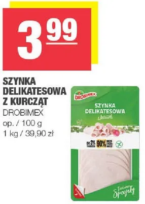 Szynka delikatesowa z kurczaT promocja w SPAR