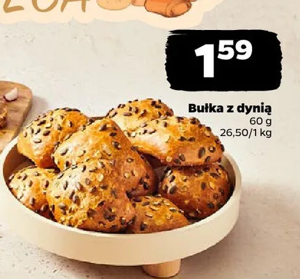Bułka z dynią promocja w Netto