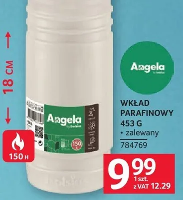 Wkład WKŁAD PARAFINOWY 453 G AAGELA promocja w Selgros