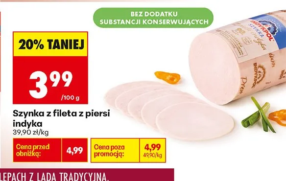 Szynka z fileta z piersi indyka promocja w Biedronka