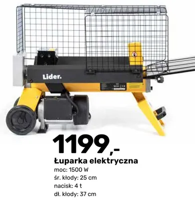 Łuparka elektryczna promocja w Bricomarche