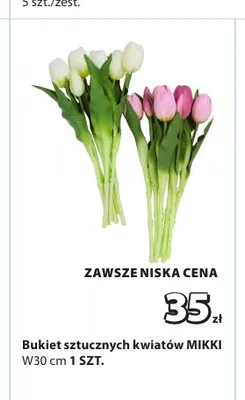 Bukiet sztucznych kwiatów Mikki promocja w Jysk