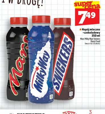 Napój mleczno-czekoladowy Snickers promocja w TOPAZ