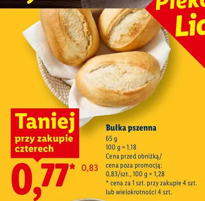 Bułka pszenna promocja w Lidl