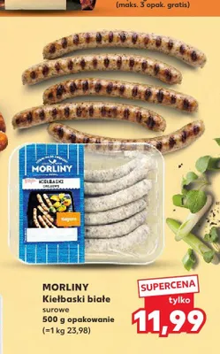 Kiełbaski białe surowe Morliny promocja w Kaufland