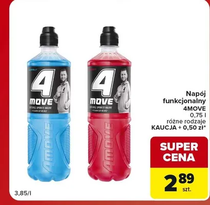 Napój funkcjonalny 4MOVE Active Sports Drink niebieski promocja w Carrefour Market