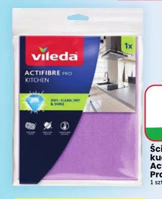 Ściereczka kuchenna Actifibre Pro Vileda promocja w Dino