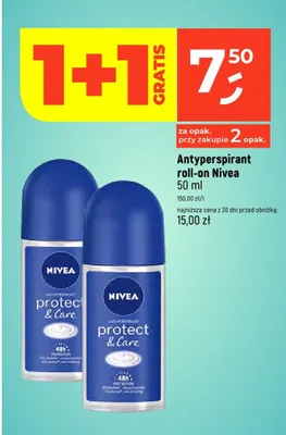 Antyperspirant roll-on Nivea promocja w Dealz