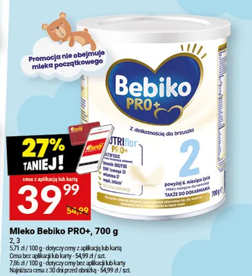 Mleko Bebiko PRO+ 3 promocja w Twój Market